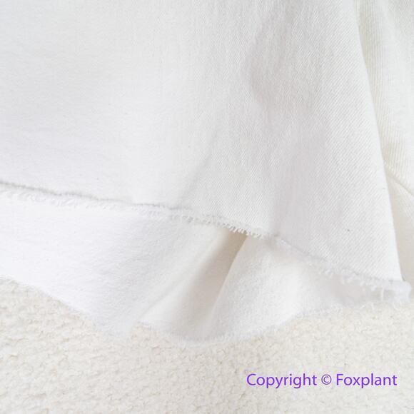 New! Madewell High-Rise Denim Shorts in Tile White size 37 - Picture 4 of 15